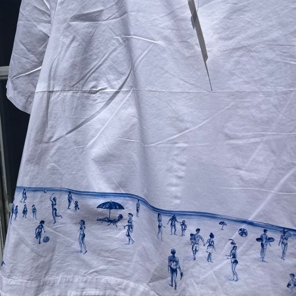 Anthropologie Nice Things Paloma S Beach Scene Top NWT RARE! - Picture 5 of 9